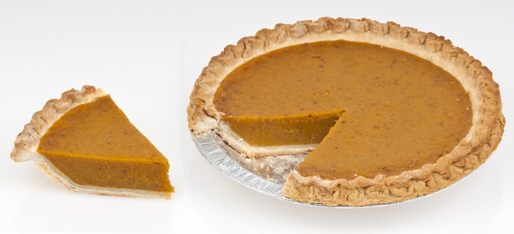 Enjoy your delicious pumpkin pie.