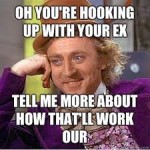 hooking up with your ex